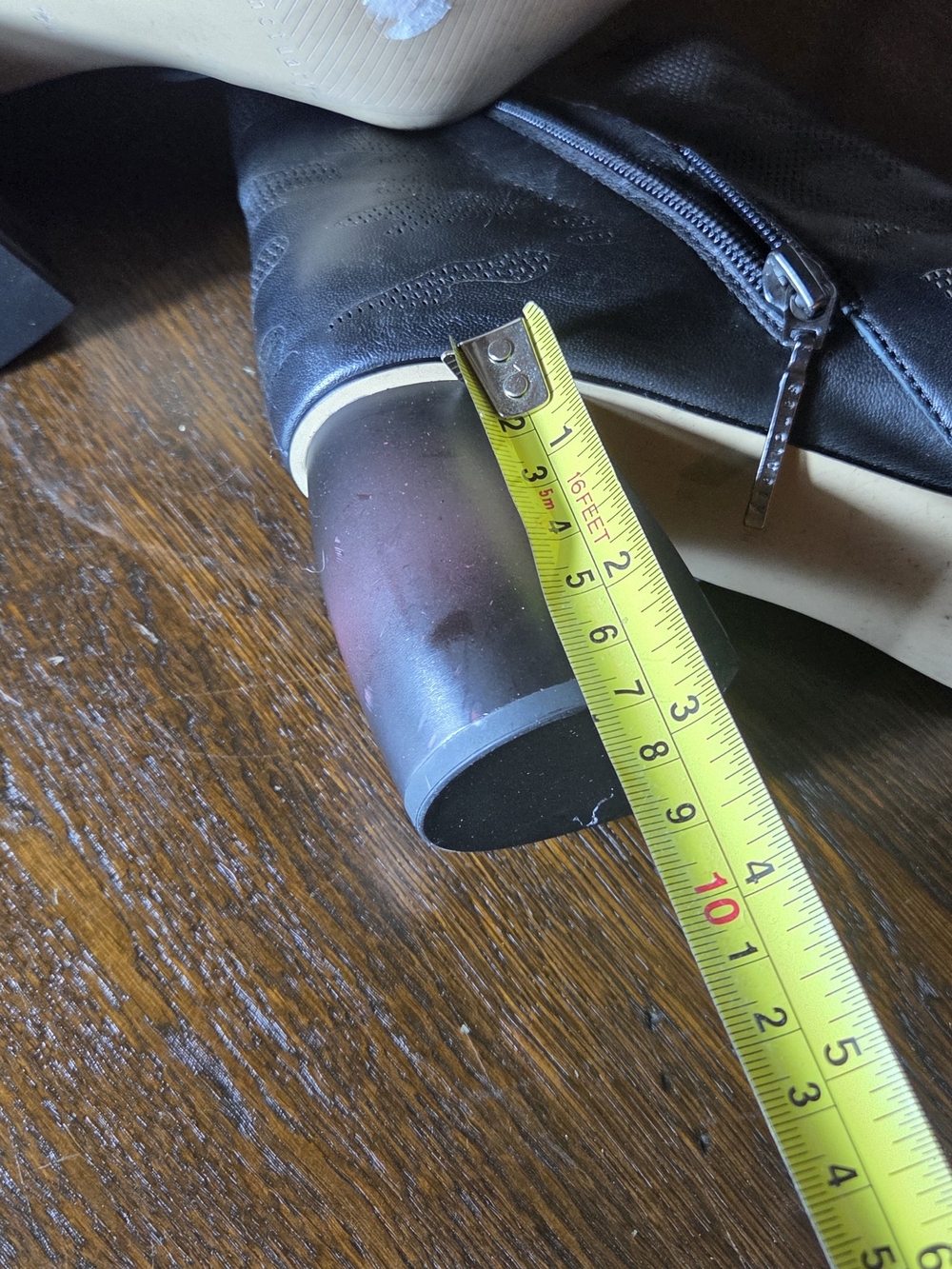 Sanctuary Navy Peep-Toe Wedge Mules - Picture 15 of 16